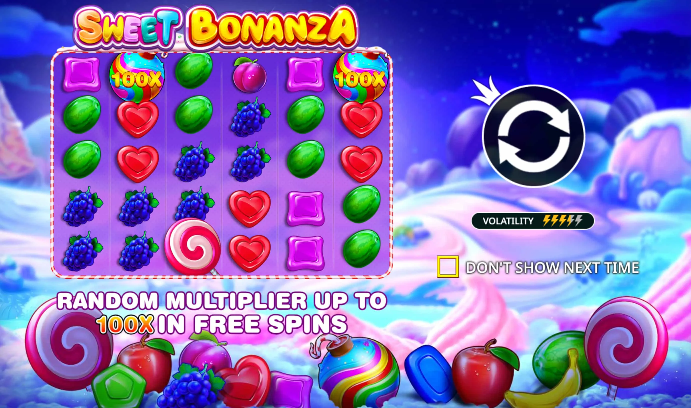 Sweet Bonanza på iPhone (iOS)